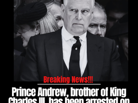 Breaking News!!! Former Prince, Andrew Mountbatton Windsor Arrested.