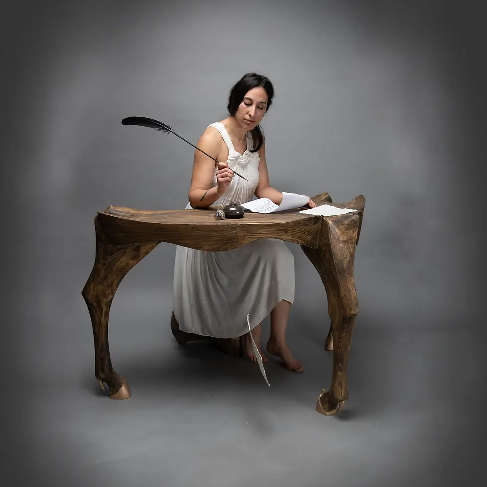 Centaur (writing desk), by Peter Linnett