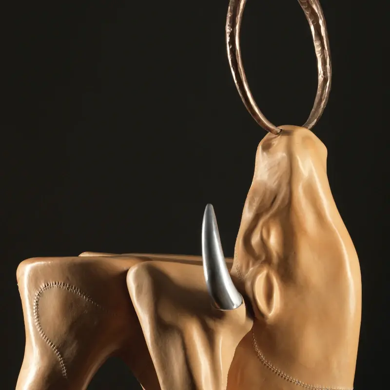 Bull (chair) from "Zeus & the Herd", by Peter Linnett