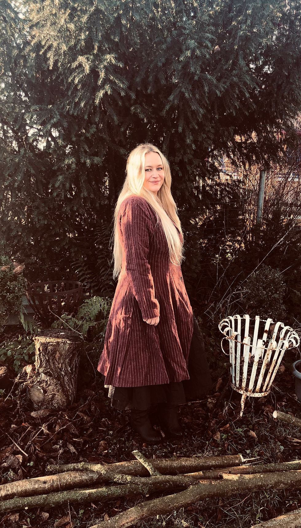 Miniaturbild: Ewa i Walla Coat Jimena 66764 AW24 Burgundy