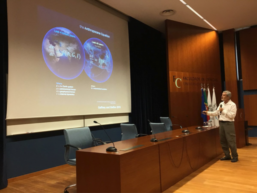 Prof. Will Steffen lecture in Faculty of Sciences of University of Porto