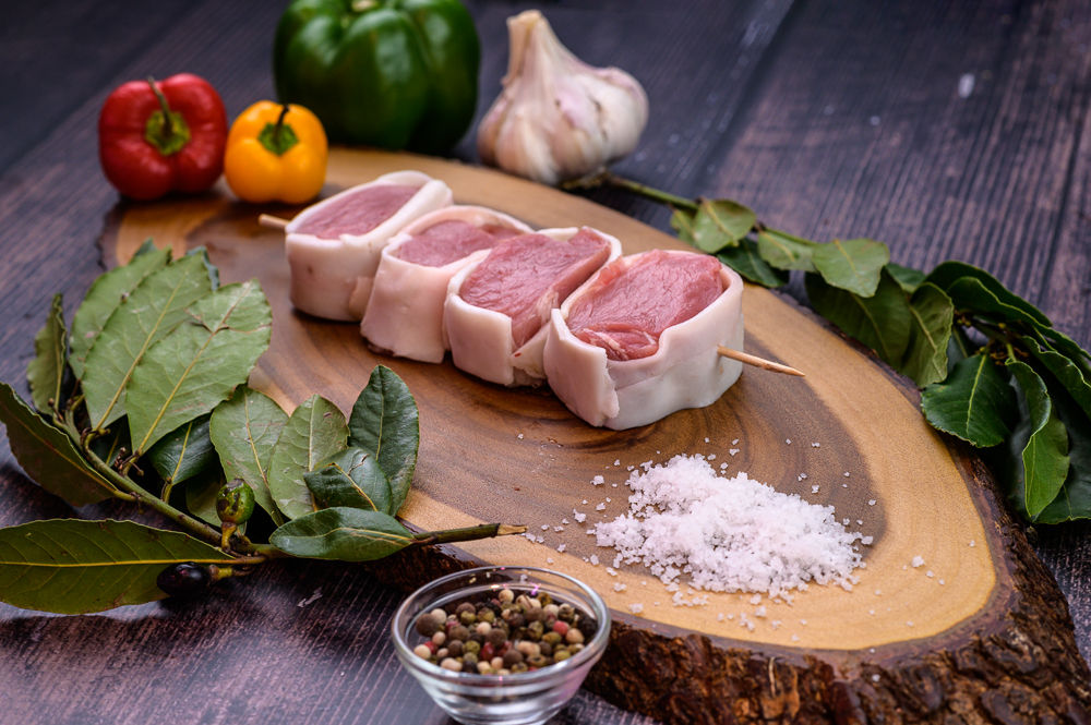 Espetada de lombinho de porco