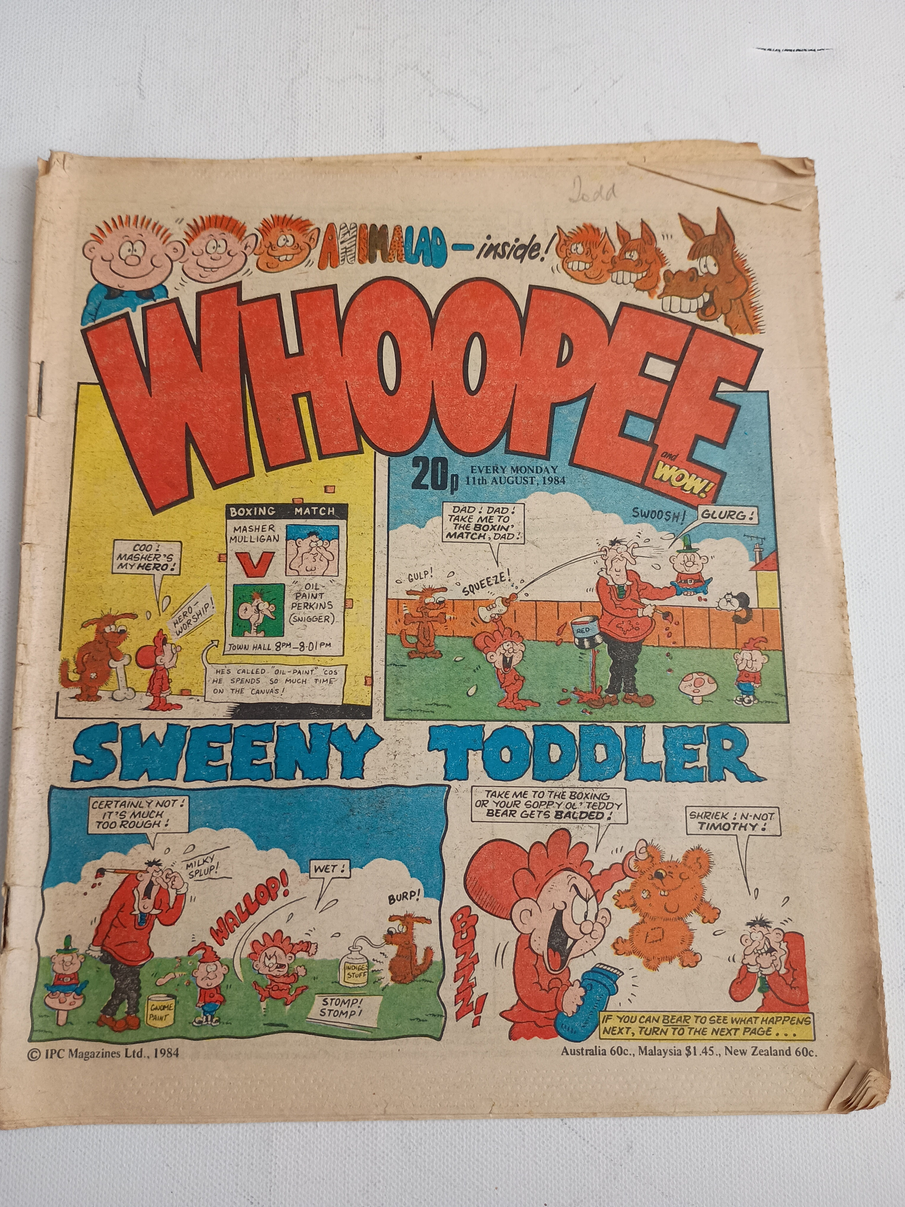 Whoopee!  11th August 1984