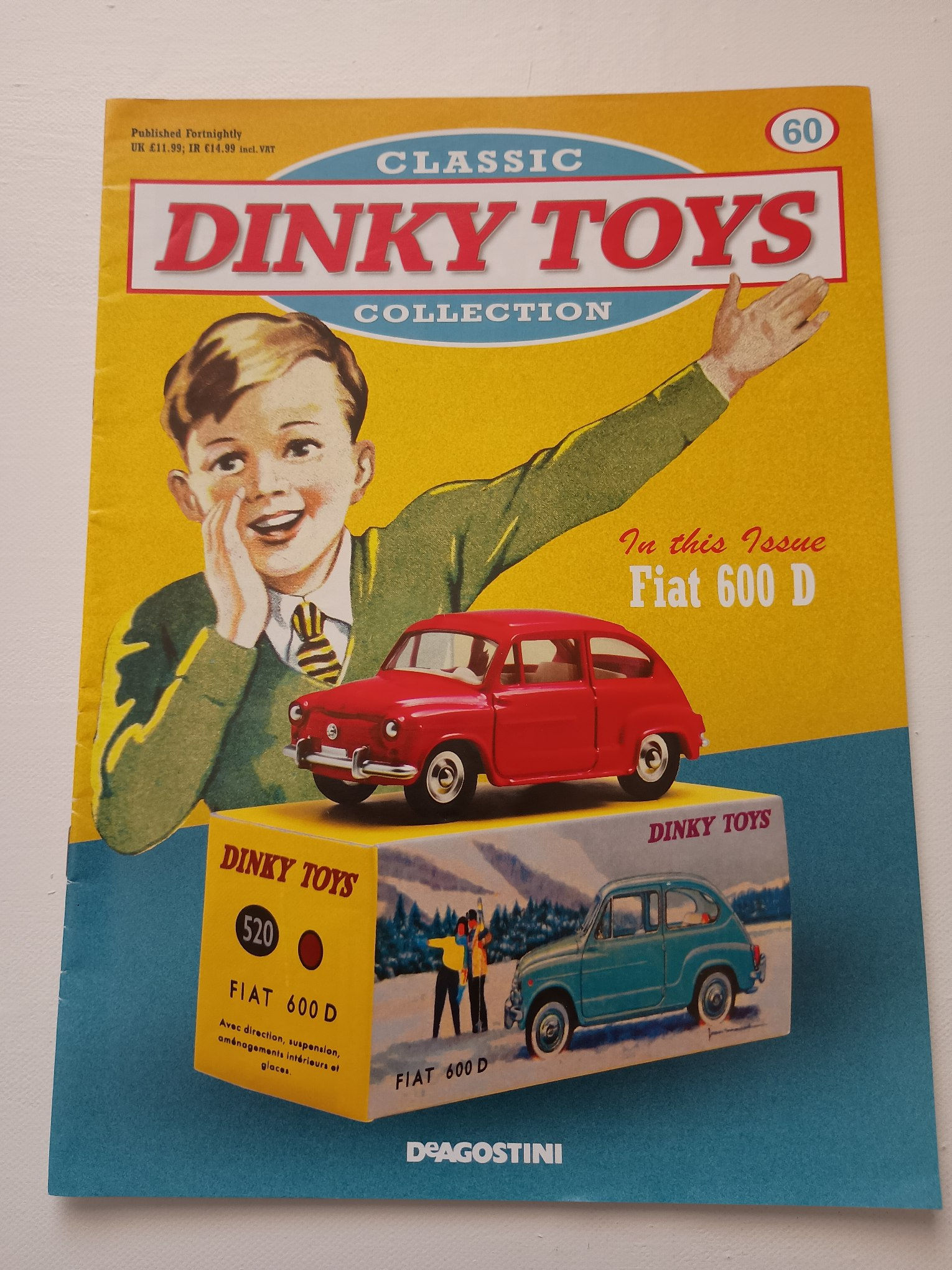 2018 Classic Dinky Toys Collection Issue 60 Fiat 600 D