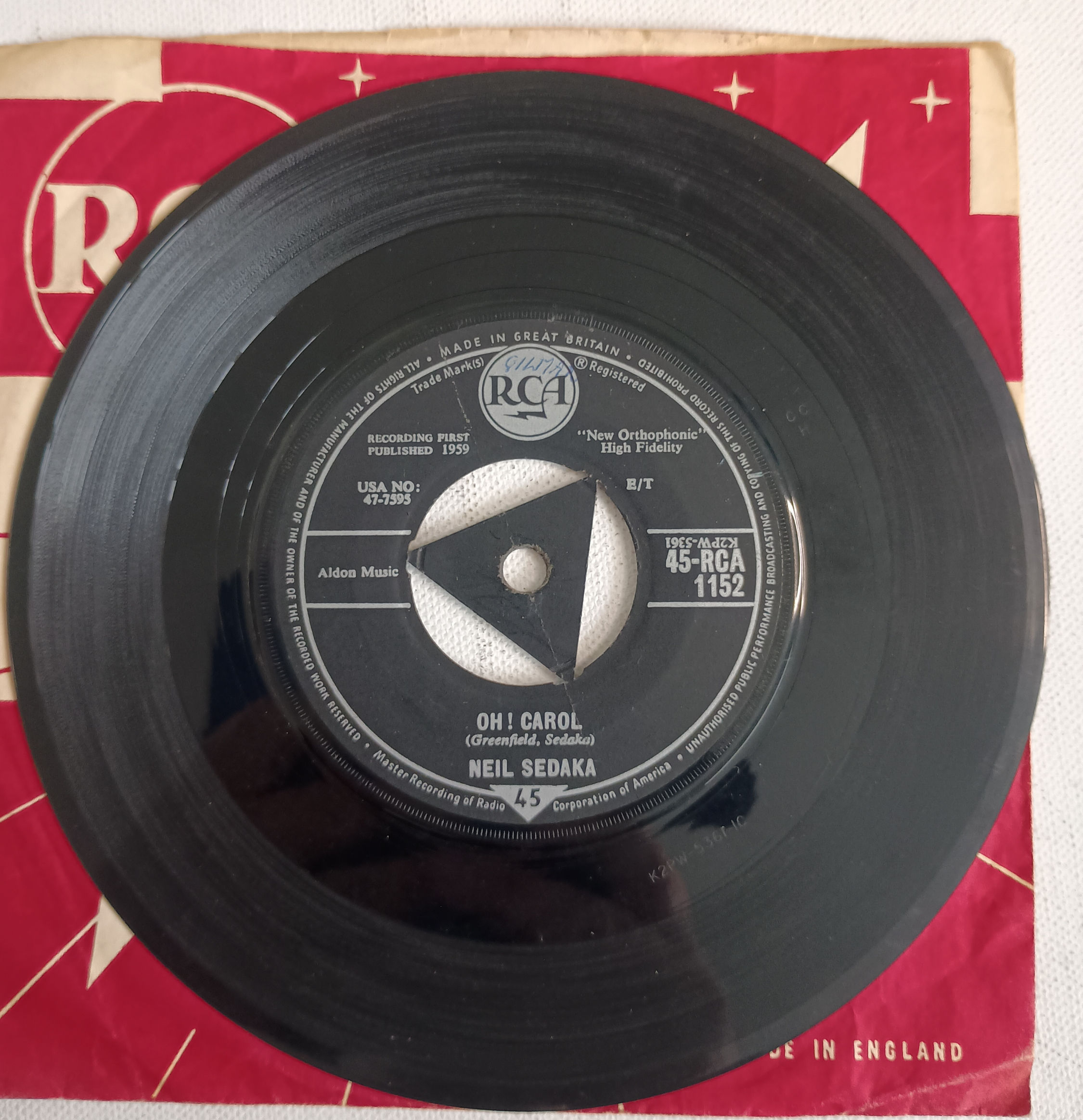 1959 Neil Sedaka – Oh! Carol