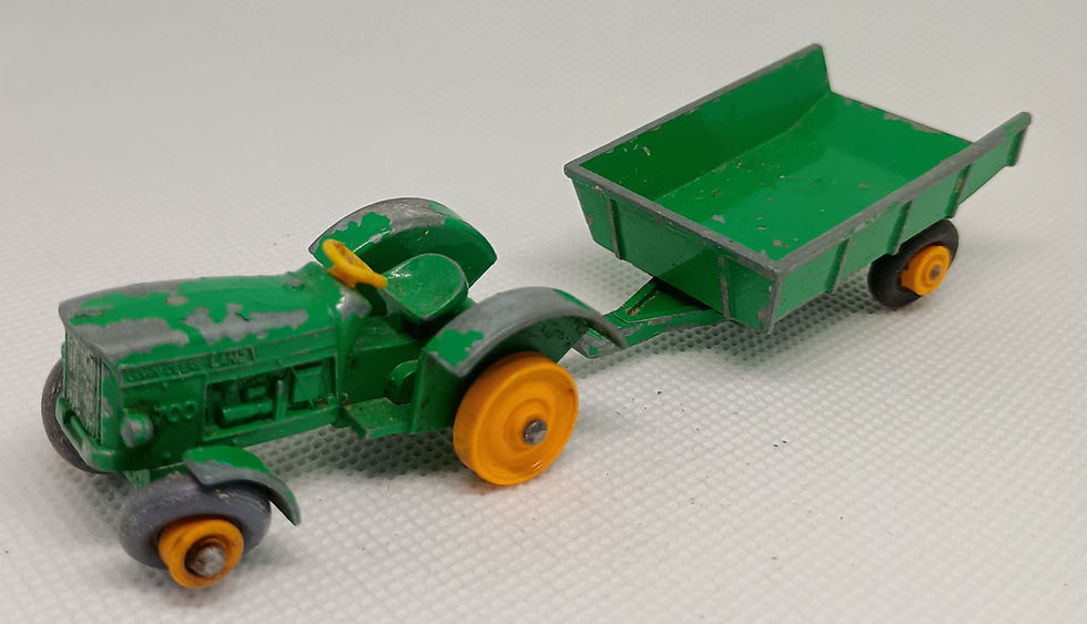 Thumbnail: 1964 Matchbox 1-75 Series No 50 \51 John Deere Tractor and trailer