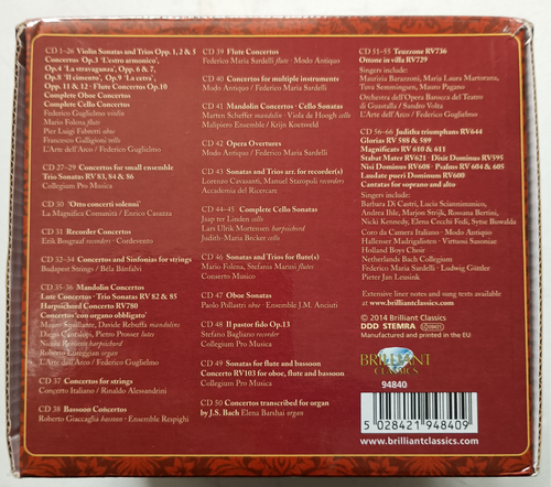 2014 Vivaldi - Edition - 66CD Box set | Vintage Variety