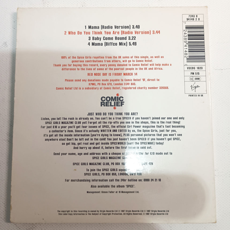 Thumbnail: 1997 Spice Girls – Mama / Who Do You Think You Are