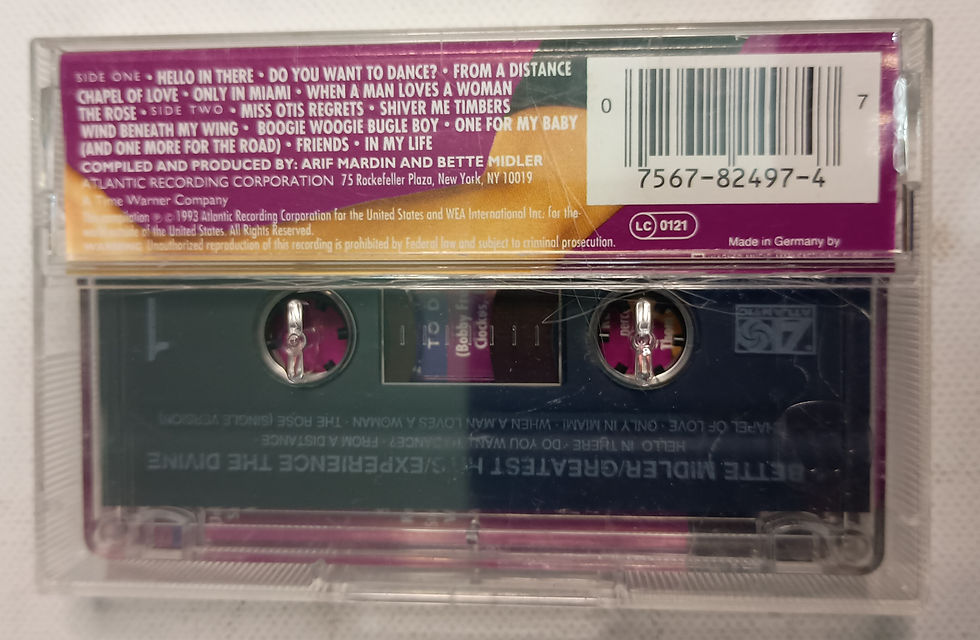 Thumbnail: 1993 Bette Midler – Experience The Divine Bette Midler Greatest Hits