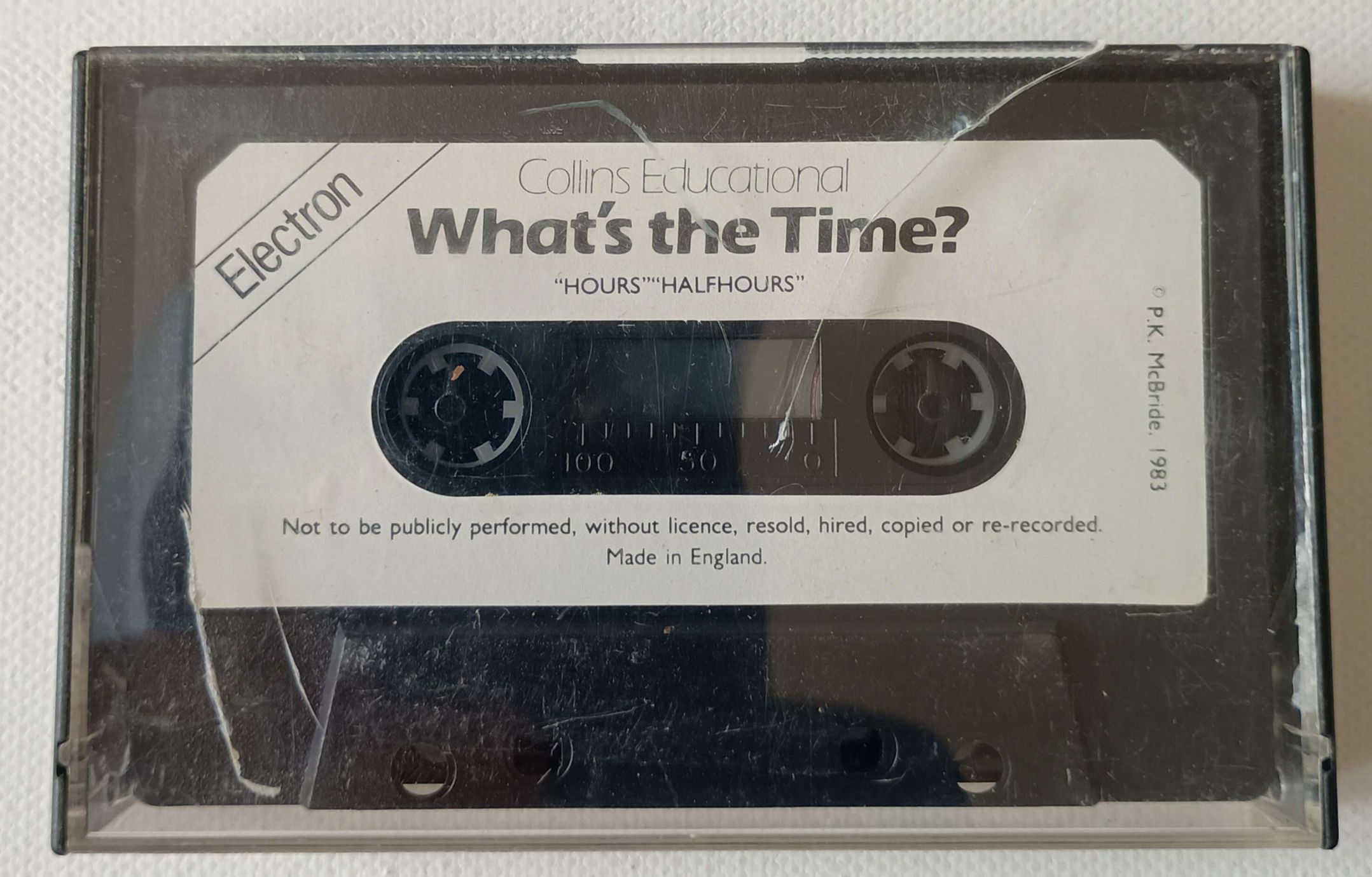 1985 Acorn Electron - Collins Educational What's The Time?