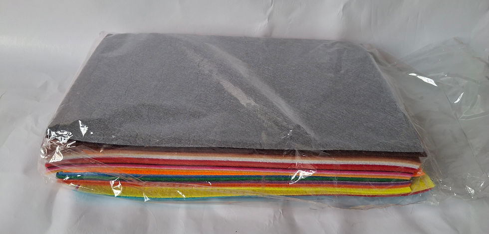 Thumbnail: Assorted crafting felt with cotton