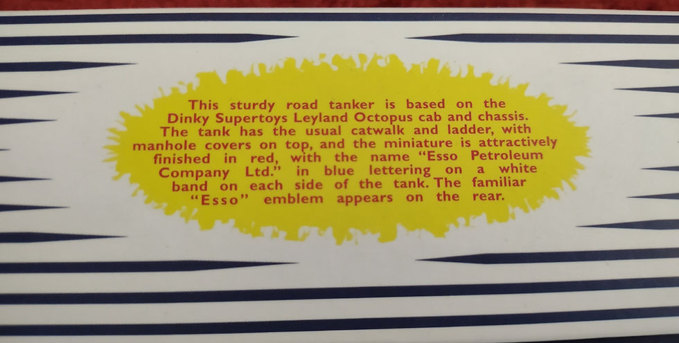 Thumbnail: Dinky Supertoys 943 - Leyland Octopus Esso Tanker