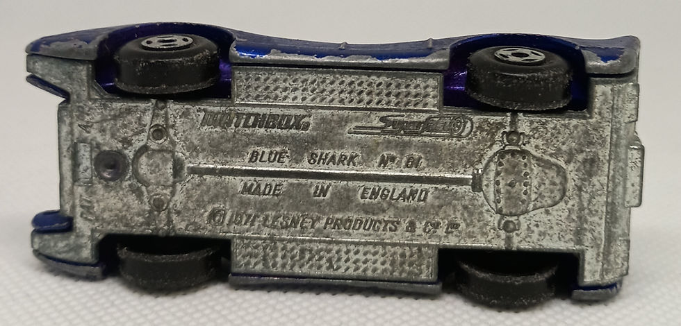 Thumbnail: 1973 Matchbox 1-75 series Superfast No 61 Blue Shark