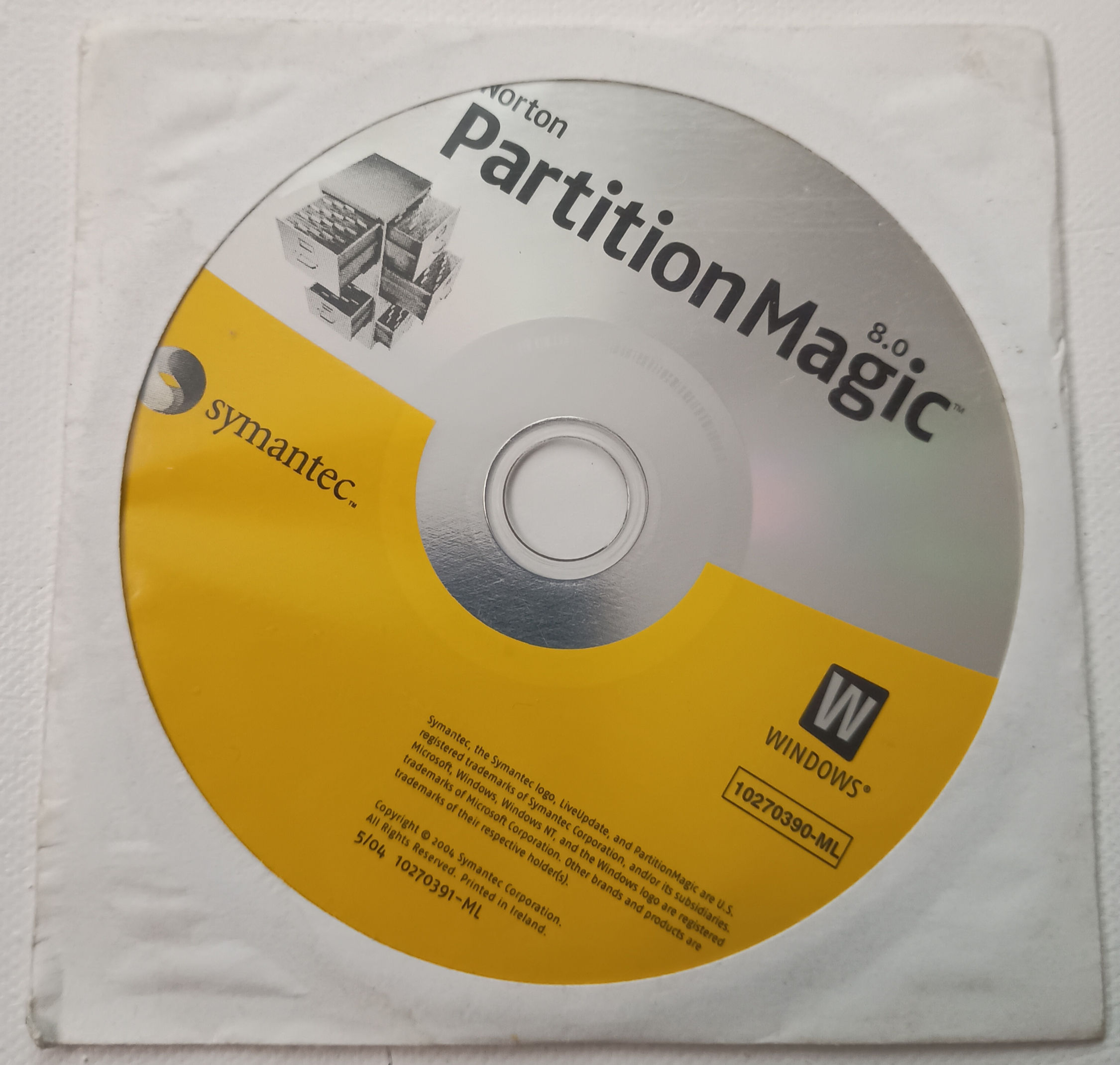2008 Symantec Norton Partition Magic 8.0