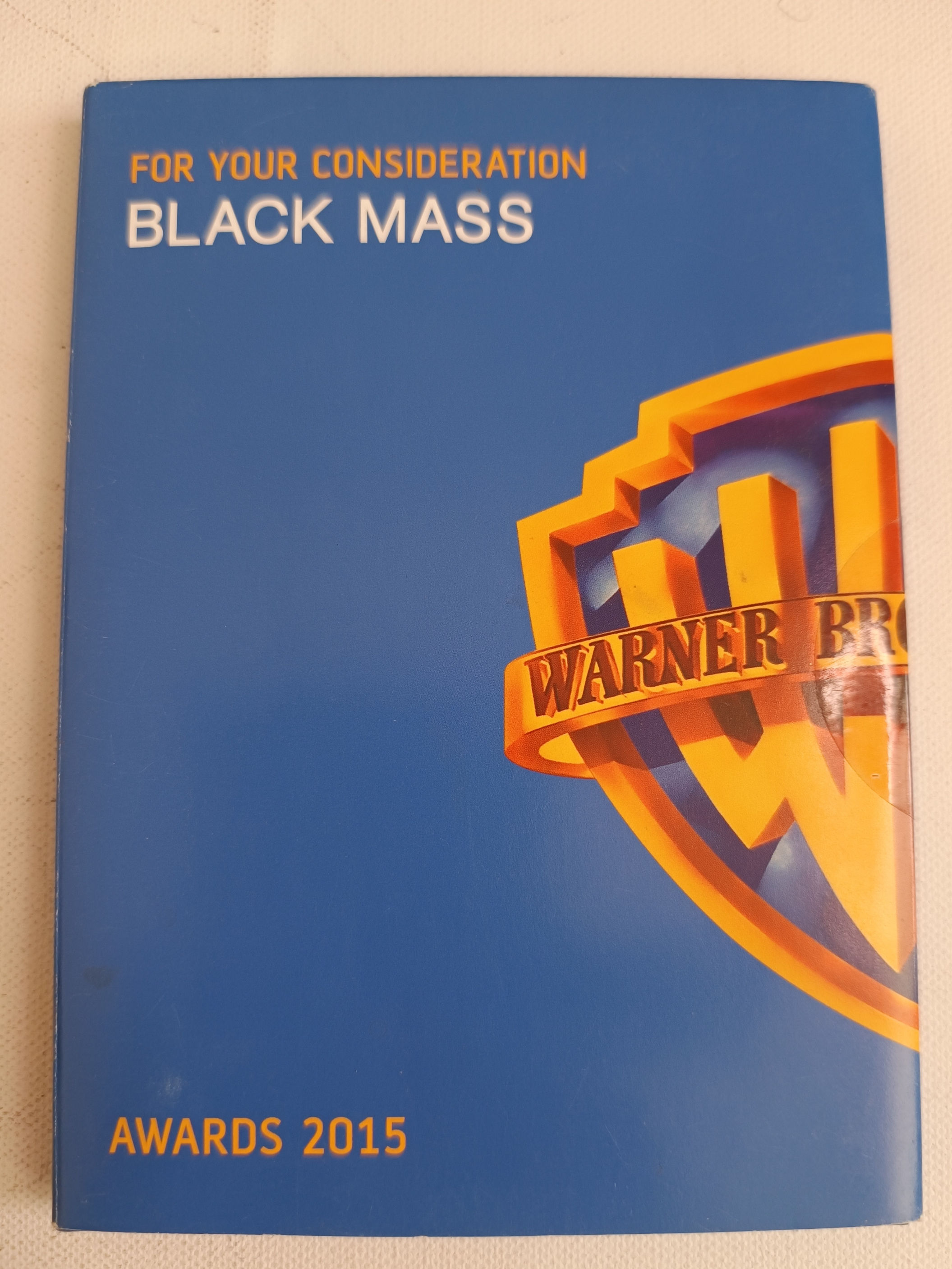2015 Black Mass    Judges screener DVD