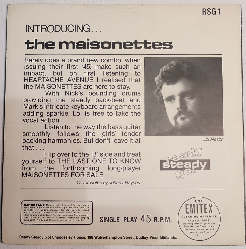 Thumbnail: 1982 The Maisonettes – Heartache Avenue