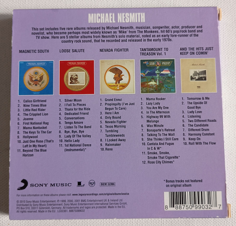 Thumbnail: 2015 Michael Nesmith – Original Album Classics