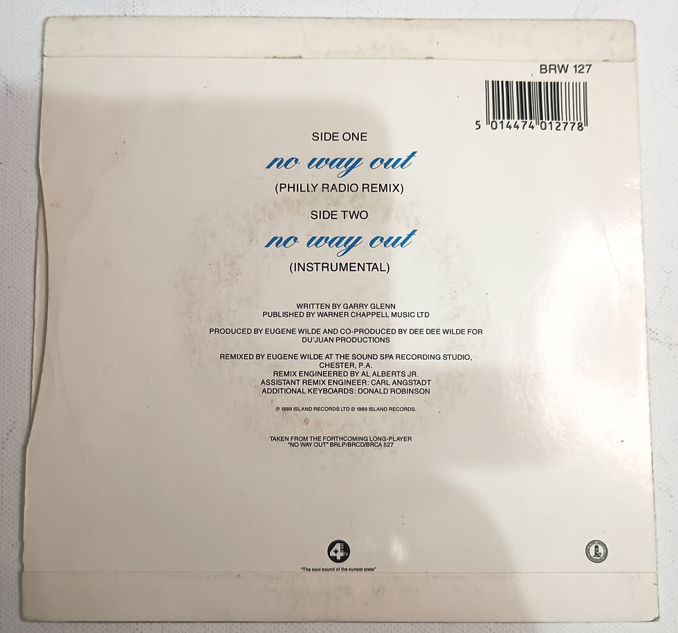 Thumbnail: 1989 Dee Dee Wilde – No Way Out (Philly Radio Remix)