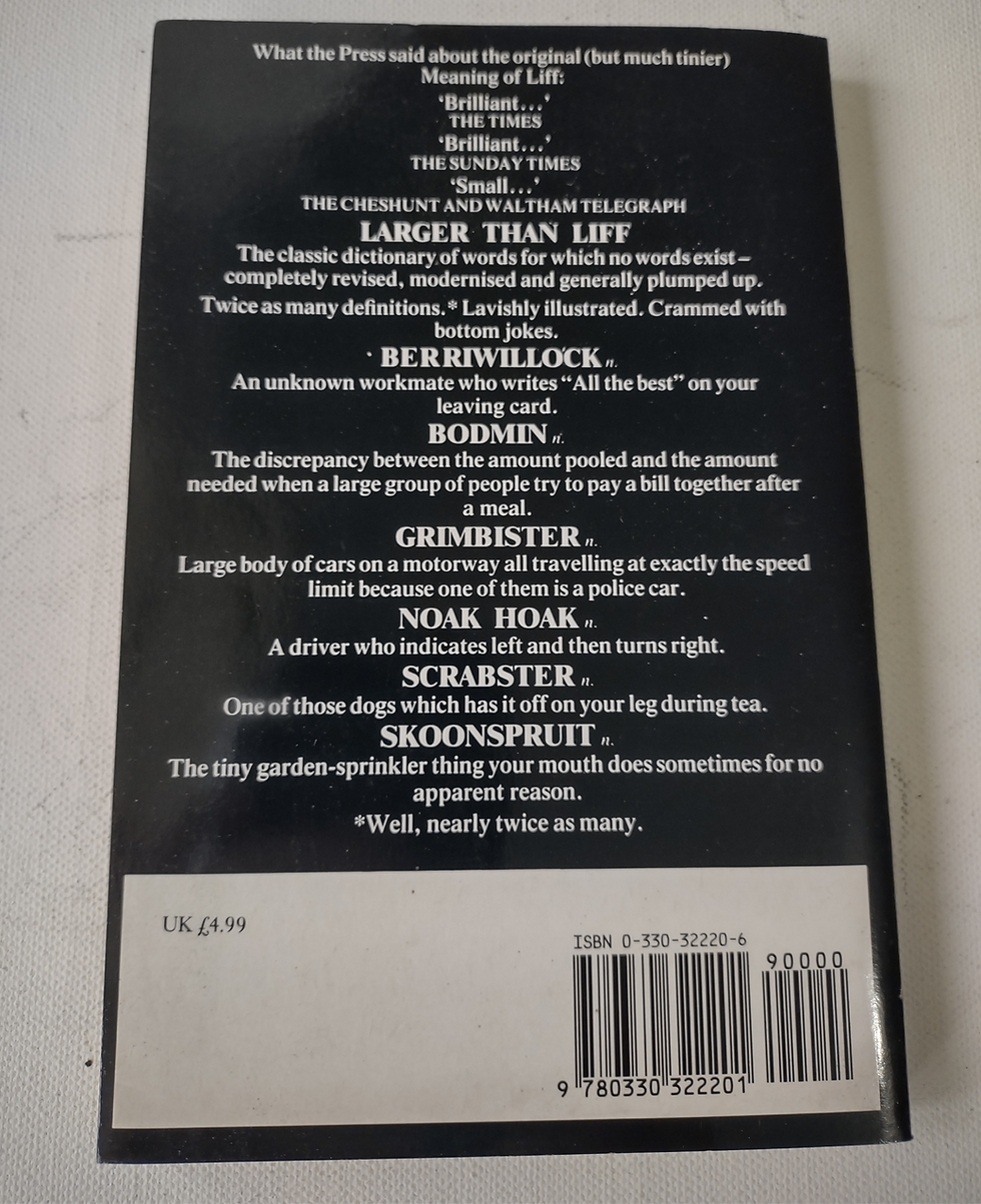 Thumbnail: 1992 The Deeper Meaning of Liff - Douglas Adams and John Lloyd
