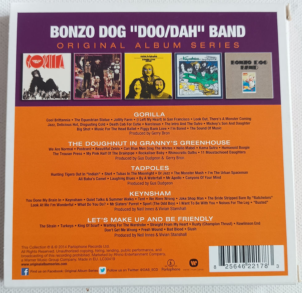 Thumbnail: 2014 Bonzo Dog Band – Original Album Series