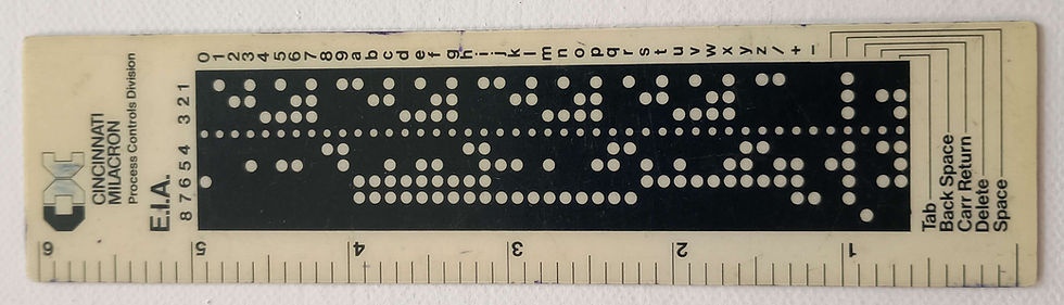 Thumbnail: 1970's Cincinnati Milacron Process Controls Division ISO \ EIA  15cm Ruler
