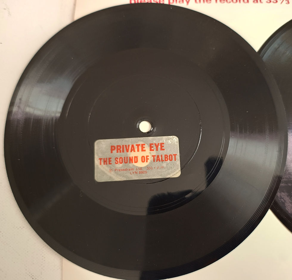 Thumbnail: 1980's Rowan Atkinson and Private Eye Flexi-discs