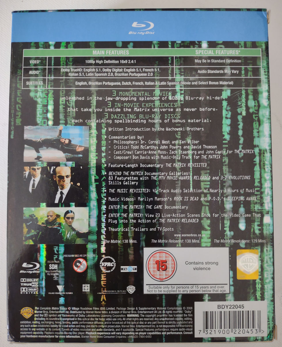 Thumbnail: 2008 Complete Matrix Trilogy       Region free