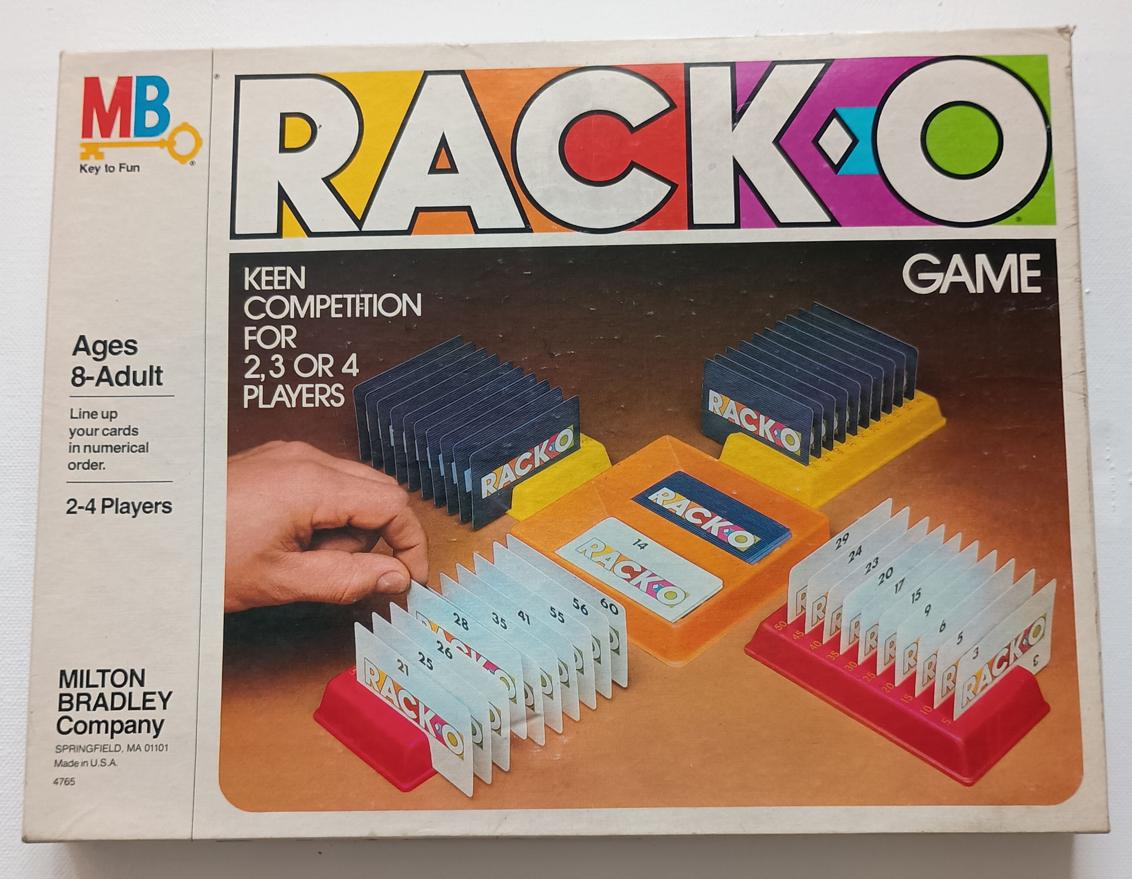 1980 MB Rack-O Card Game