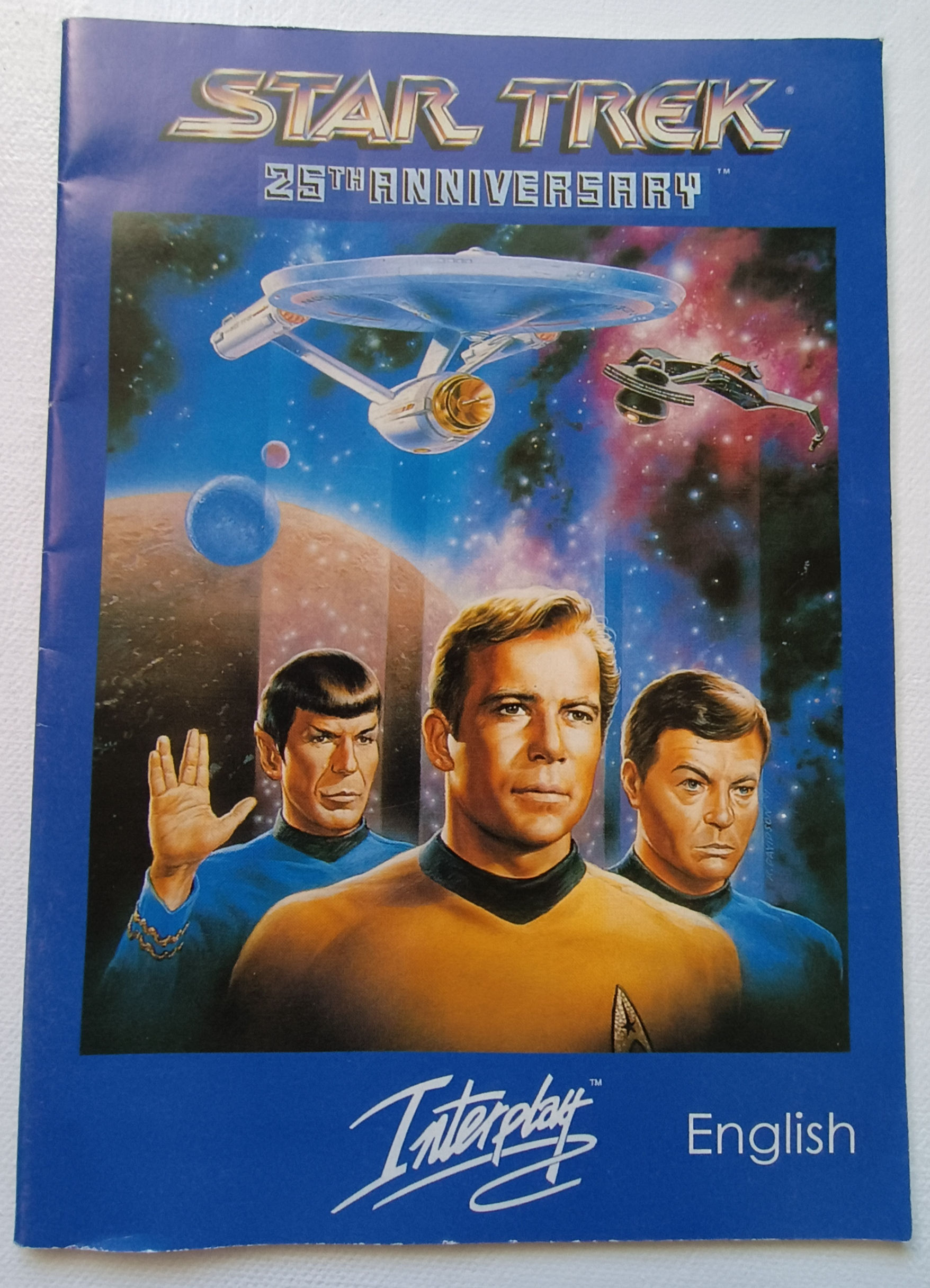 1993 Interplay Star Trek 25th Anniversary Game - Manual only