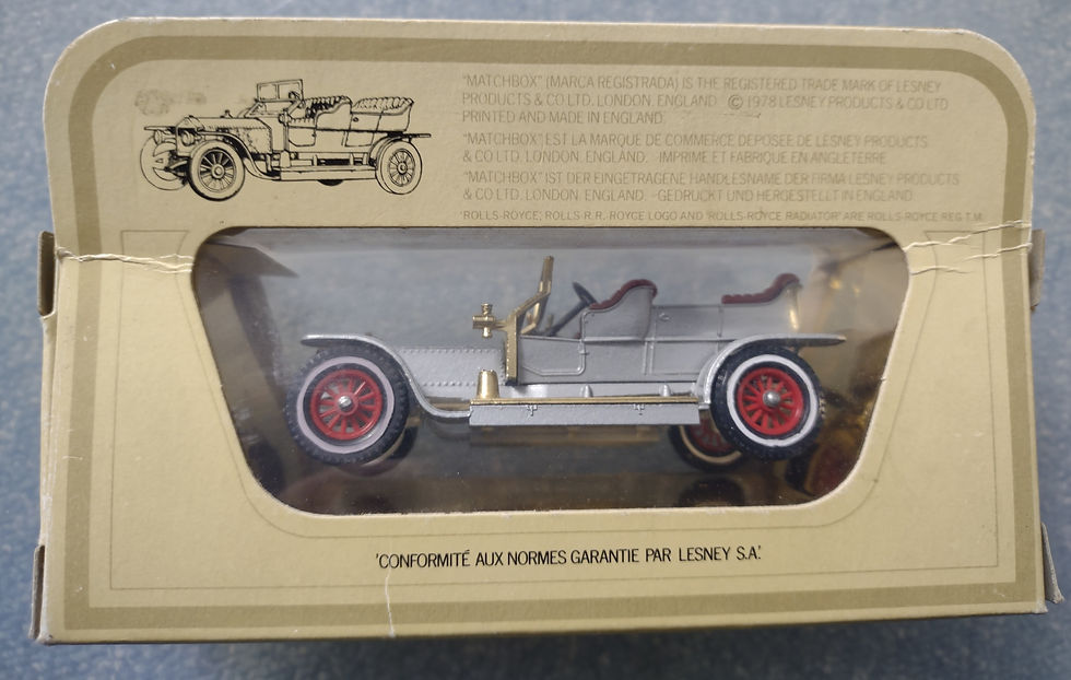 Thumbnail: 1979 Matchbox Models Of Yesteryear Y10 1906 Rolls-Royce Silver Ghost