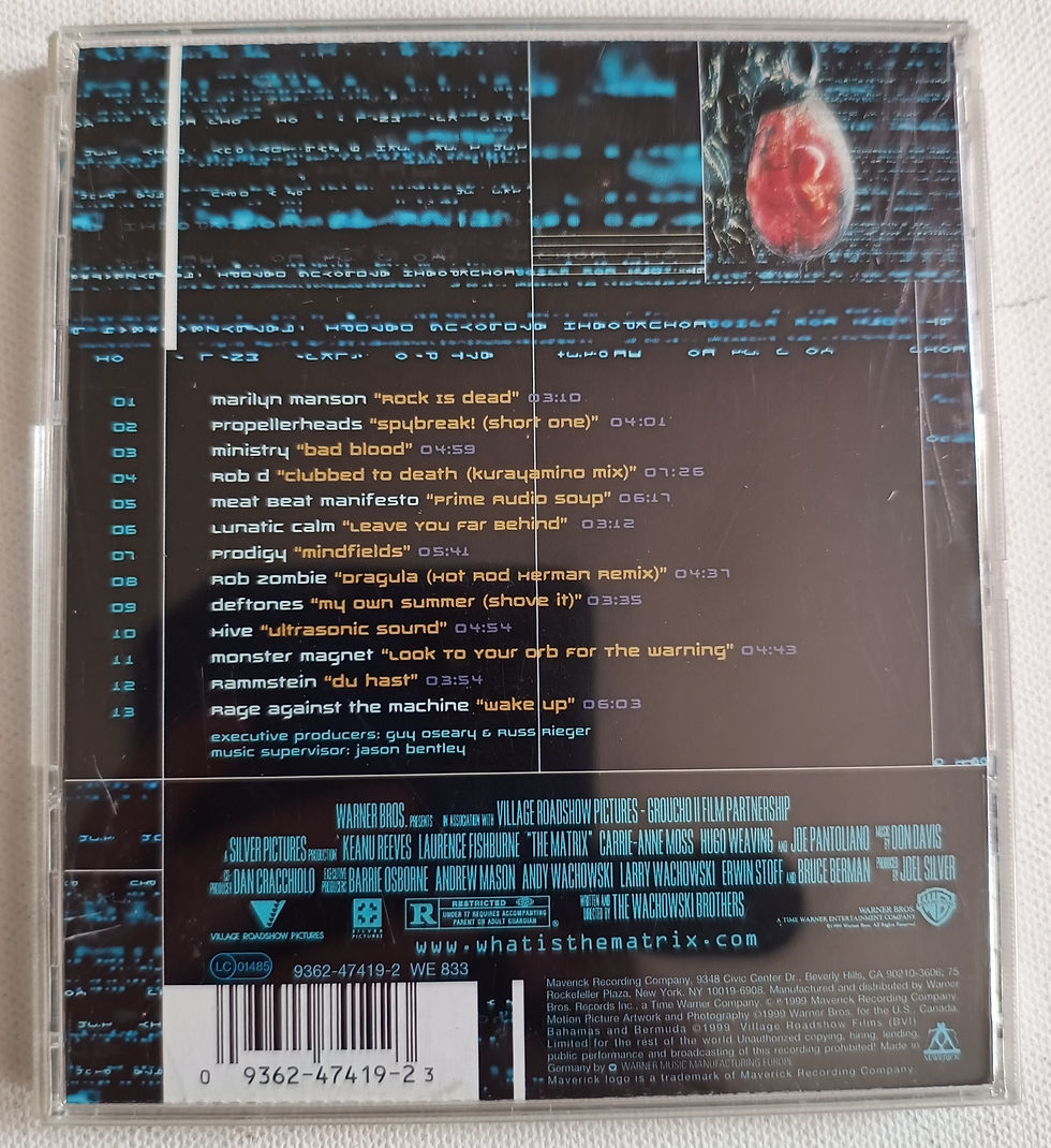 Thumbnail: 1999 The Matrix - Music From And Inspired By The Motion Picture