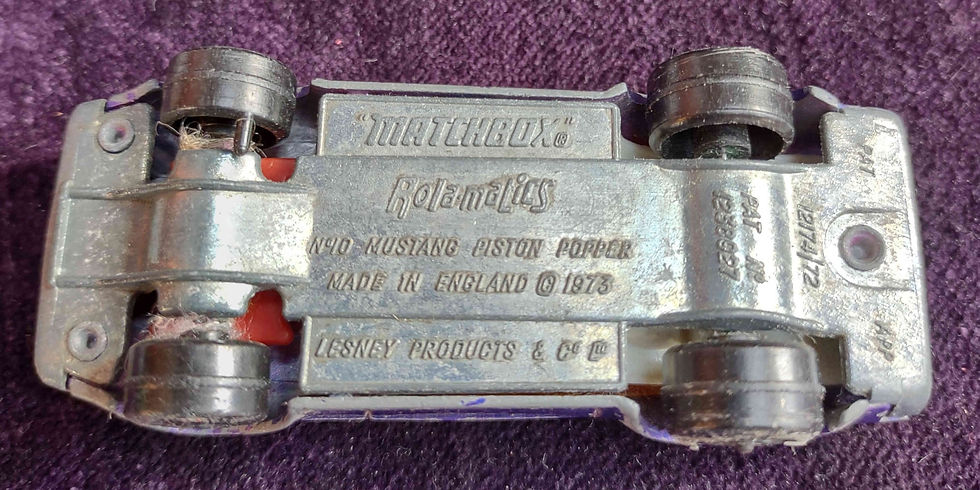 Thumbnail: 1973  Matchbox Rolamatics No 10 Ford Mustang Piston Popper