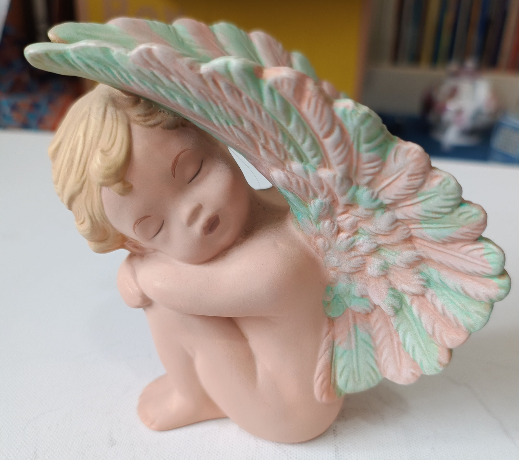 20th Century Plaster Sleeping Cherub