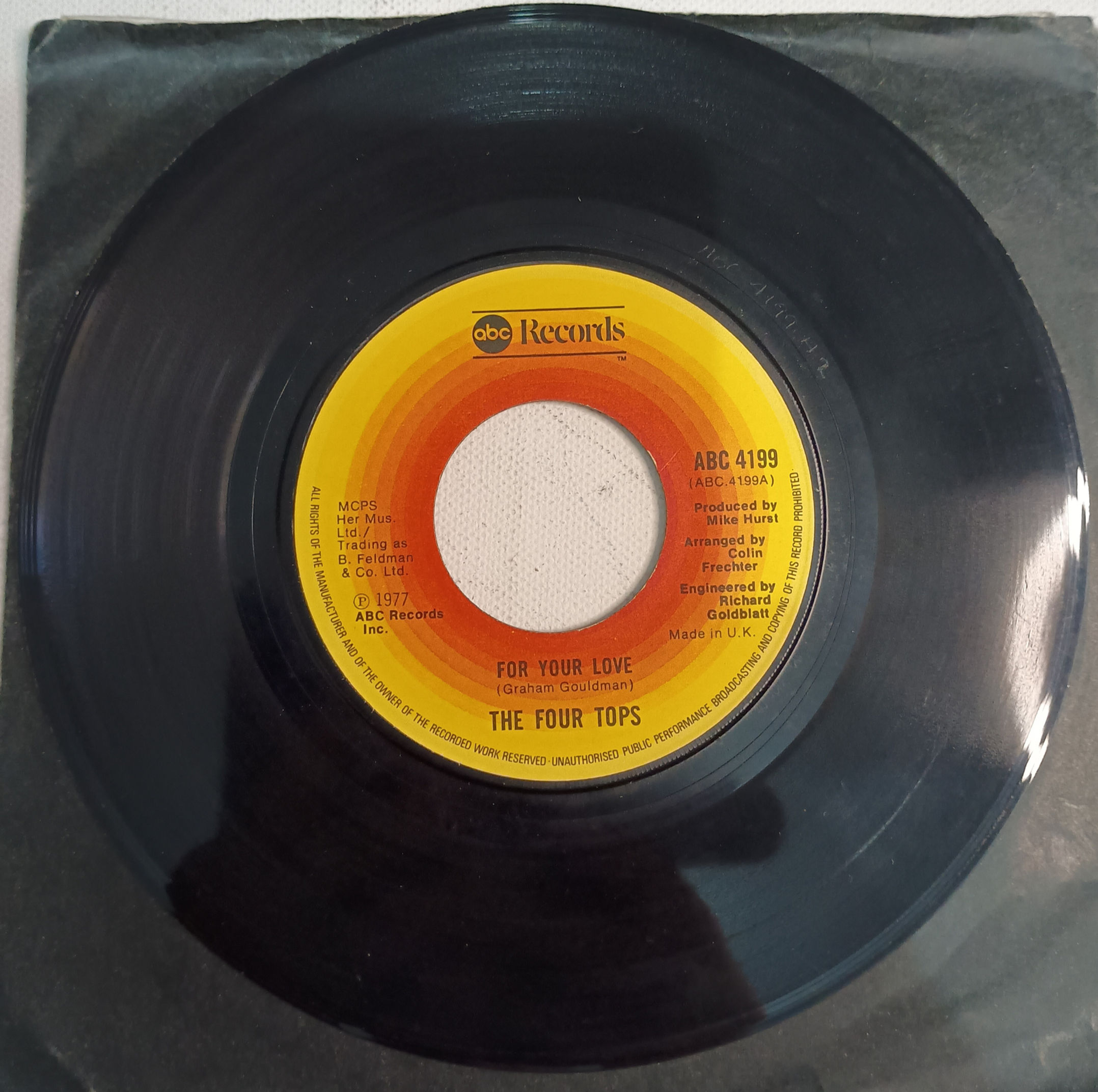 1977 Four Tops – For Your Love