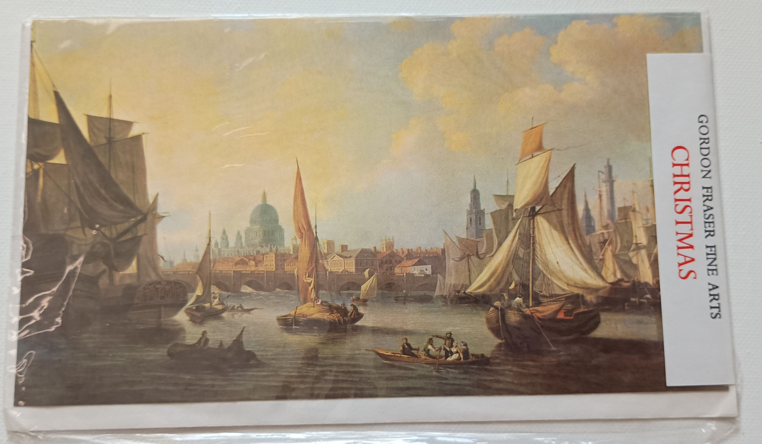 1970's Gordon Fraser Fine Arts - Detail from River Thames Old Fishmonger's Hall