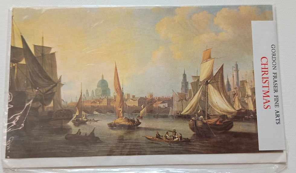 Thumbnail: 1970's Gordon Fraser Fine Arts - Detail from River Thames Old Fishmonger's Hall