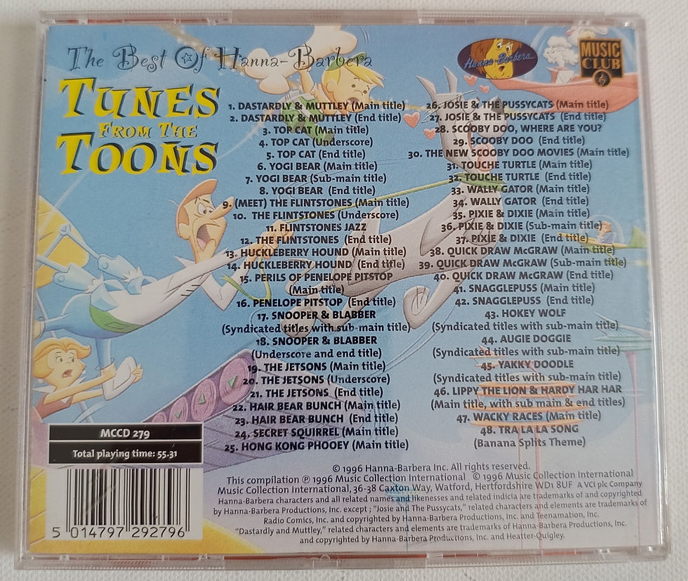 Thumbnail: 1996 The Best Of Hanna-Barbera - Tunes From The Toons