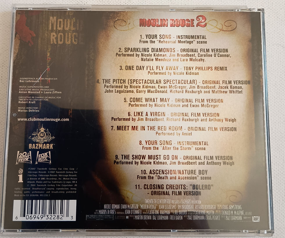 Thumbnail: 2002 Various – Moulin Rouge 2 (Music From Baz Luhrmann's Film)