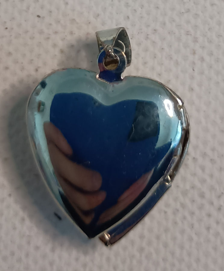Thumbnail: Miniature Heart shaped locket charm