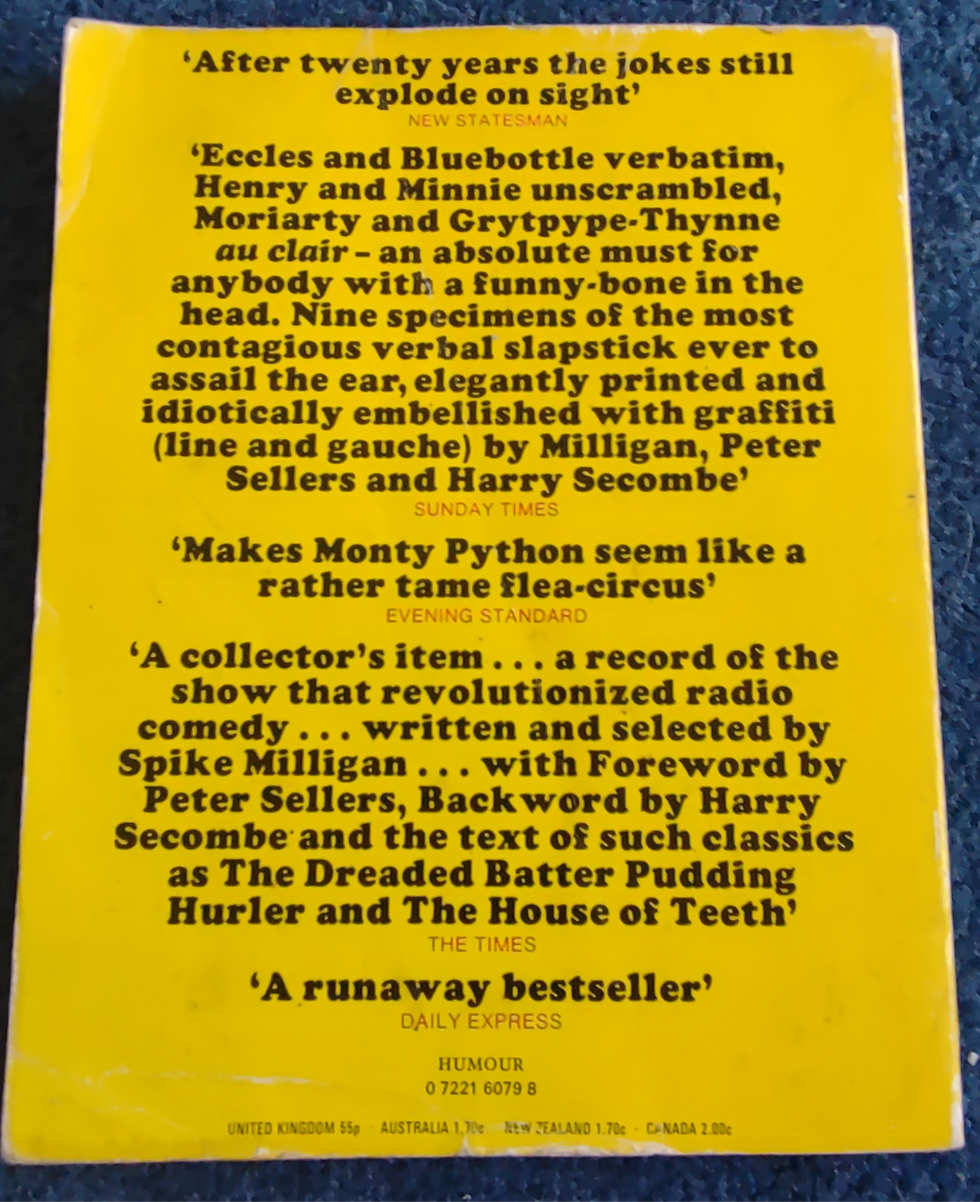 Thumbnail: 1973 The Goon Show Scripts by Spike Milligan