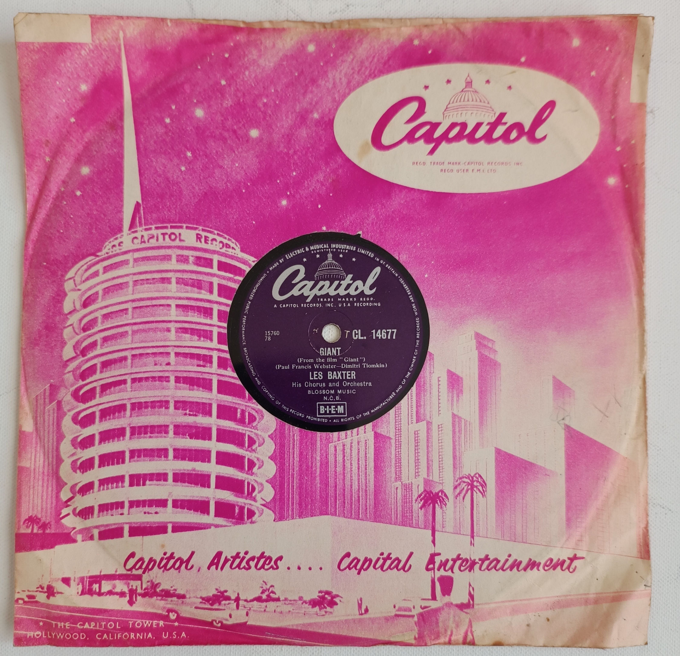1956 Les Baxter His Chorus And Orchestra – Giant