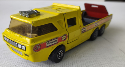Matchbox Racing Team 1974 Matchbox Super Kings K-7 Racing Car Transporter Team Matchbox ...