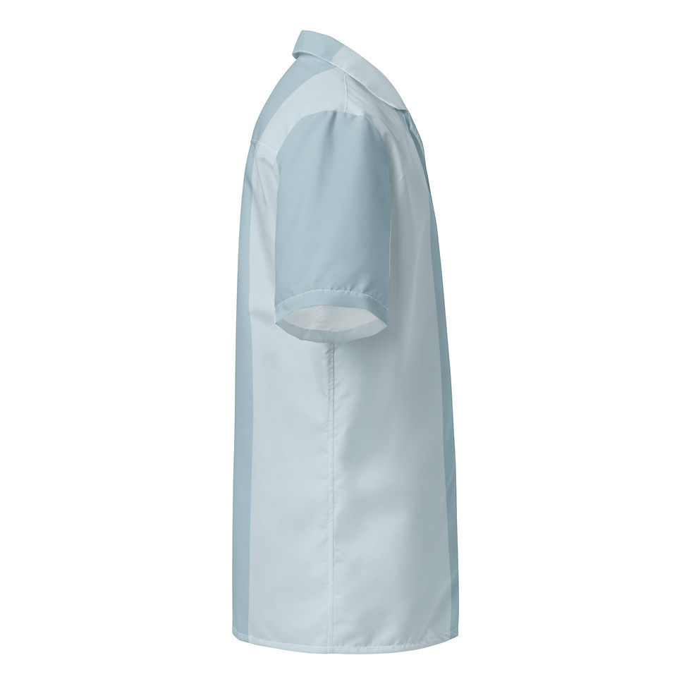Miniatura: Mako Blue Button Shirt: Dive into Coastal Elegance!