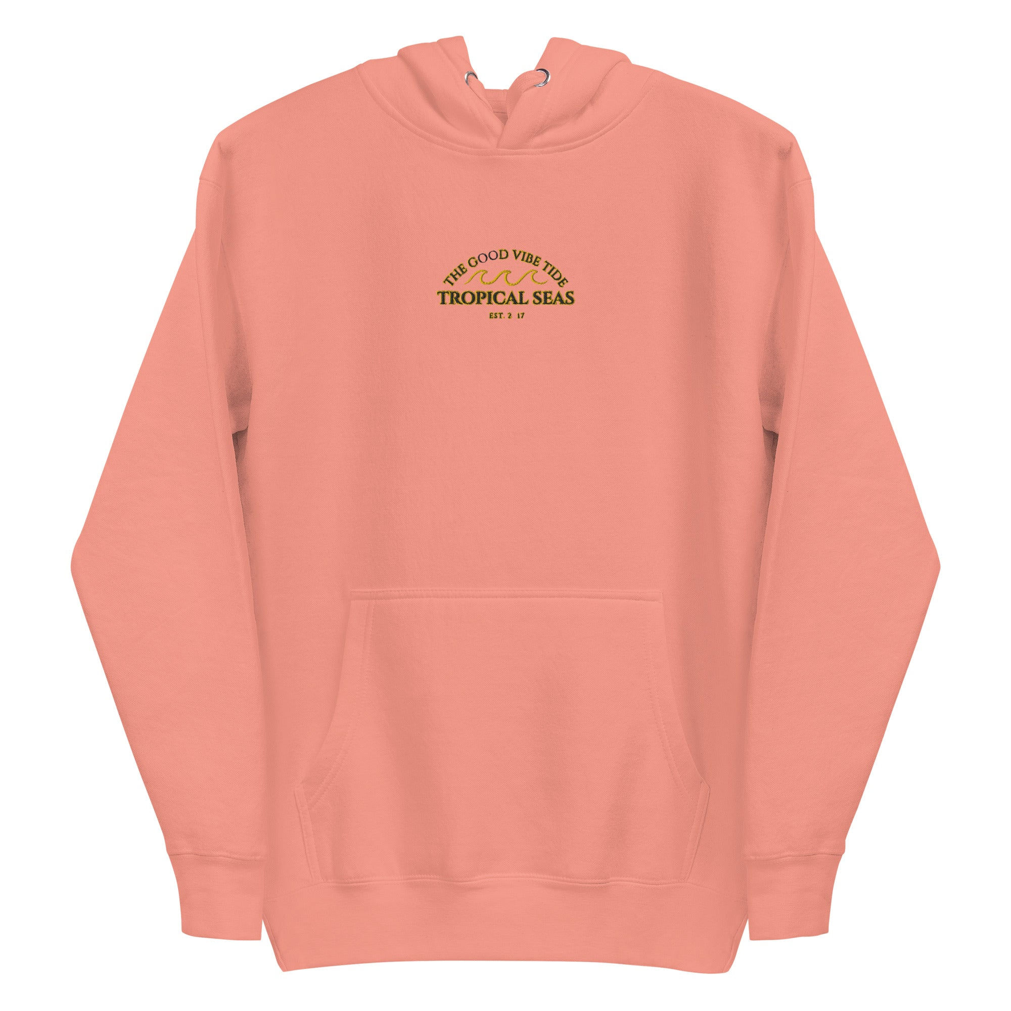 Tropical Seas Center Waves Hoodie