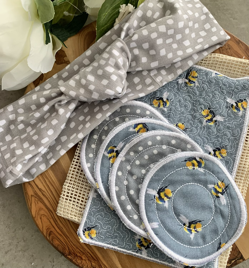 Thumbnail: Gift set with headband and free drawstring bag