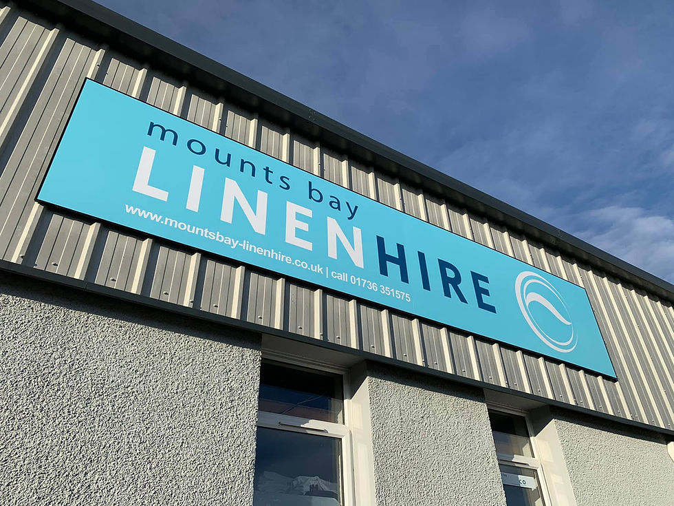 Flat panel sign
