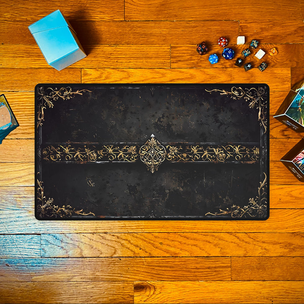 Thumbnail: Black Gothic Trading Card Playmat