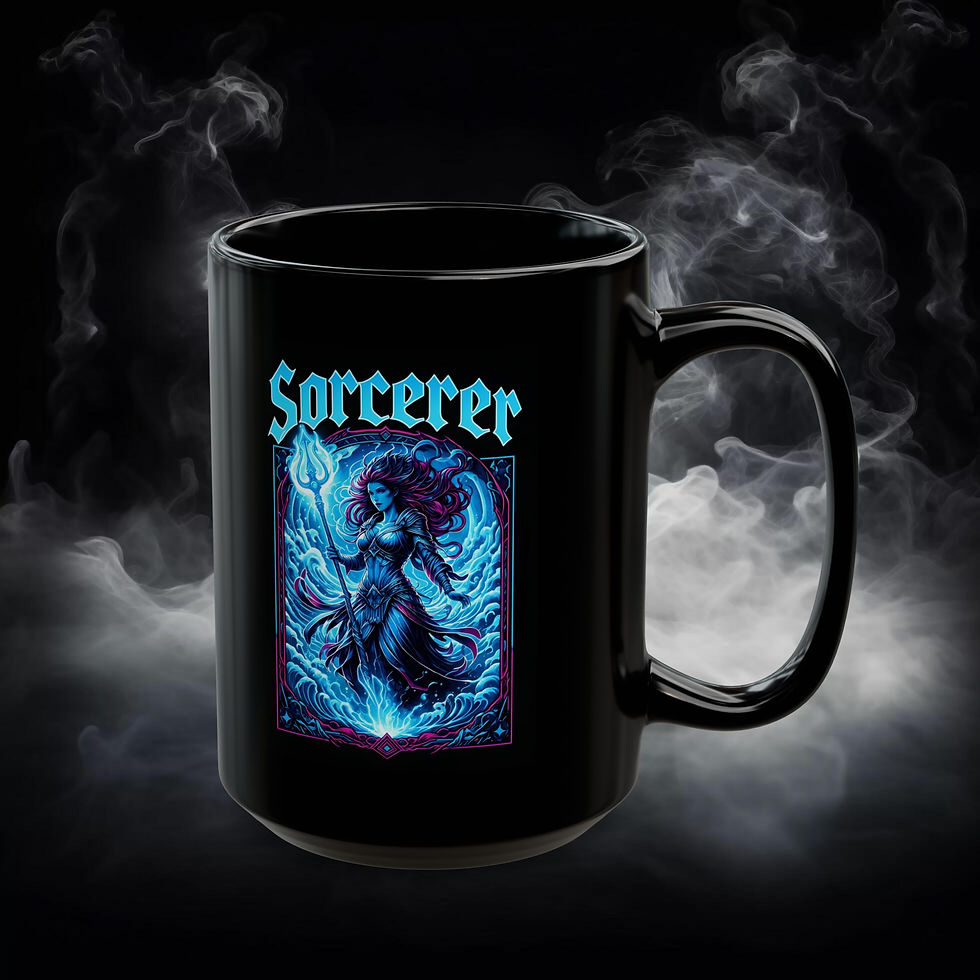Thumbnail: Sorcerer Class Dungeons & Dragons Inspired Mug