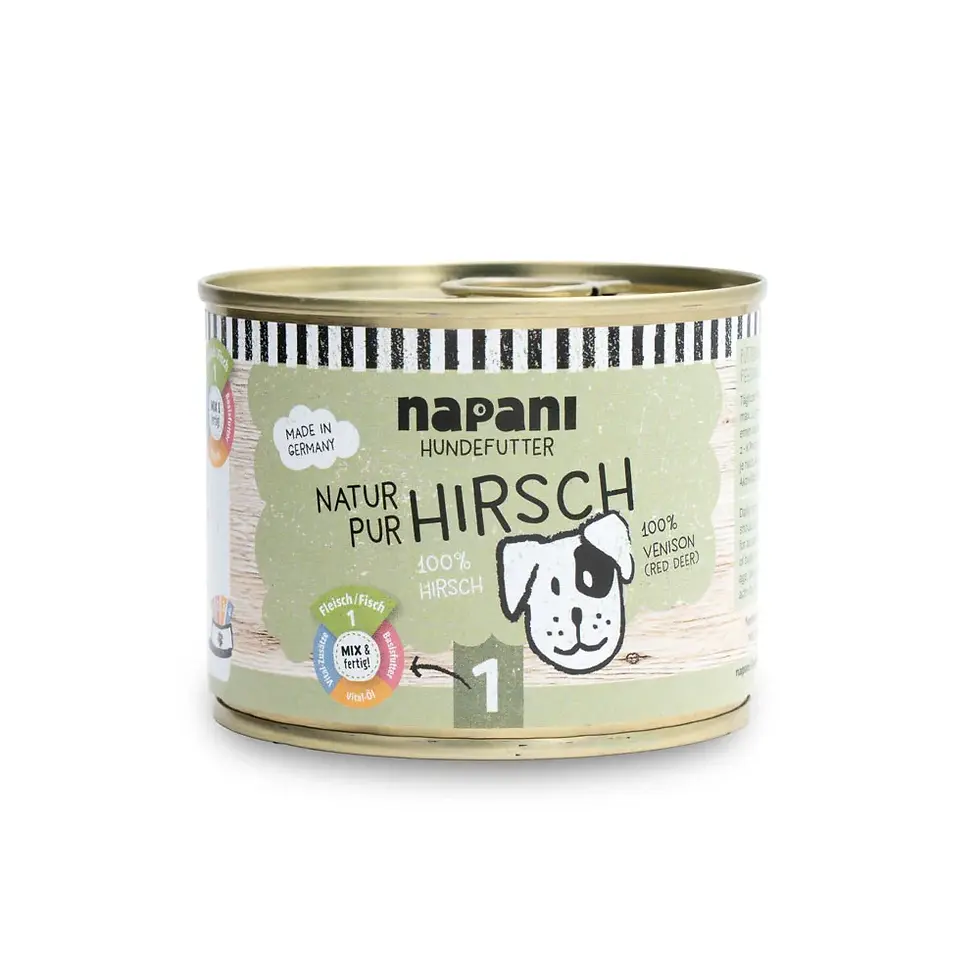 Miniaturbild: Bio Hundefutter Hirsch pur