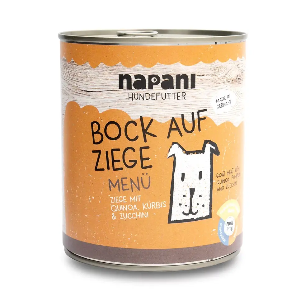 Miniaturbild: Bio Hundefutter-Dosenmenü Bock auf Ziege